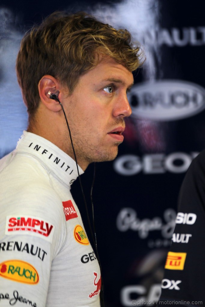 GP ITALIA, 07.09.2012- Prove Libere 1, Sebastian Vettel (GER) Red Bull Racing RB8 