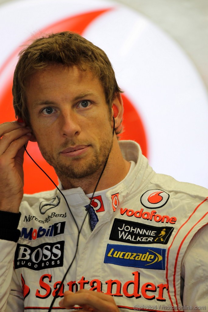 GP ITALIA, 07.09.2012- Prove Libere 1, Jenson Button (GBR) McLaren Mercedes MP4-27