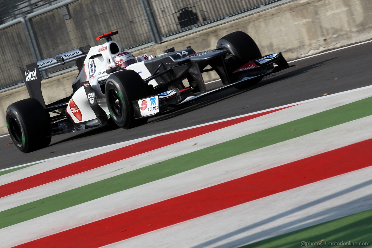 GP ITALIA, 07.09.2012- Prove Libere 1, Kamui Kobayashi (JAP) Sauber F1 Team C31 