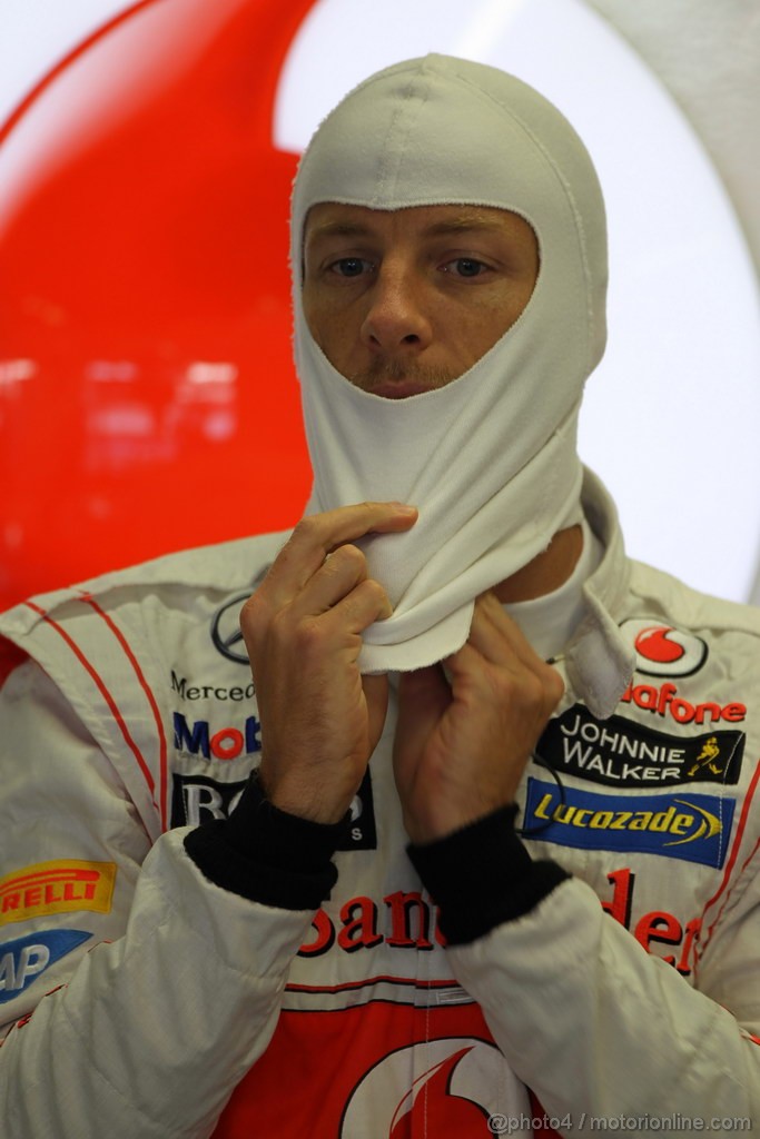 GP ITALIA, 07.09.2012- Prove Libere 1, Jenson Button (GBR) McLaren Mercedes MP4-27 