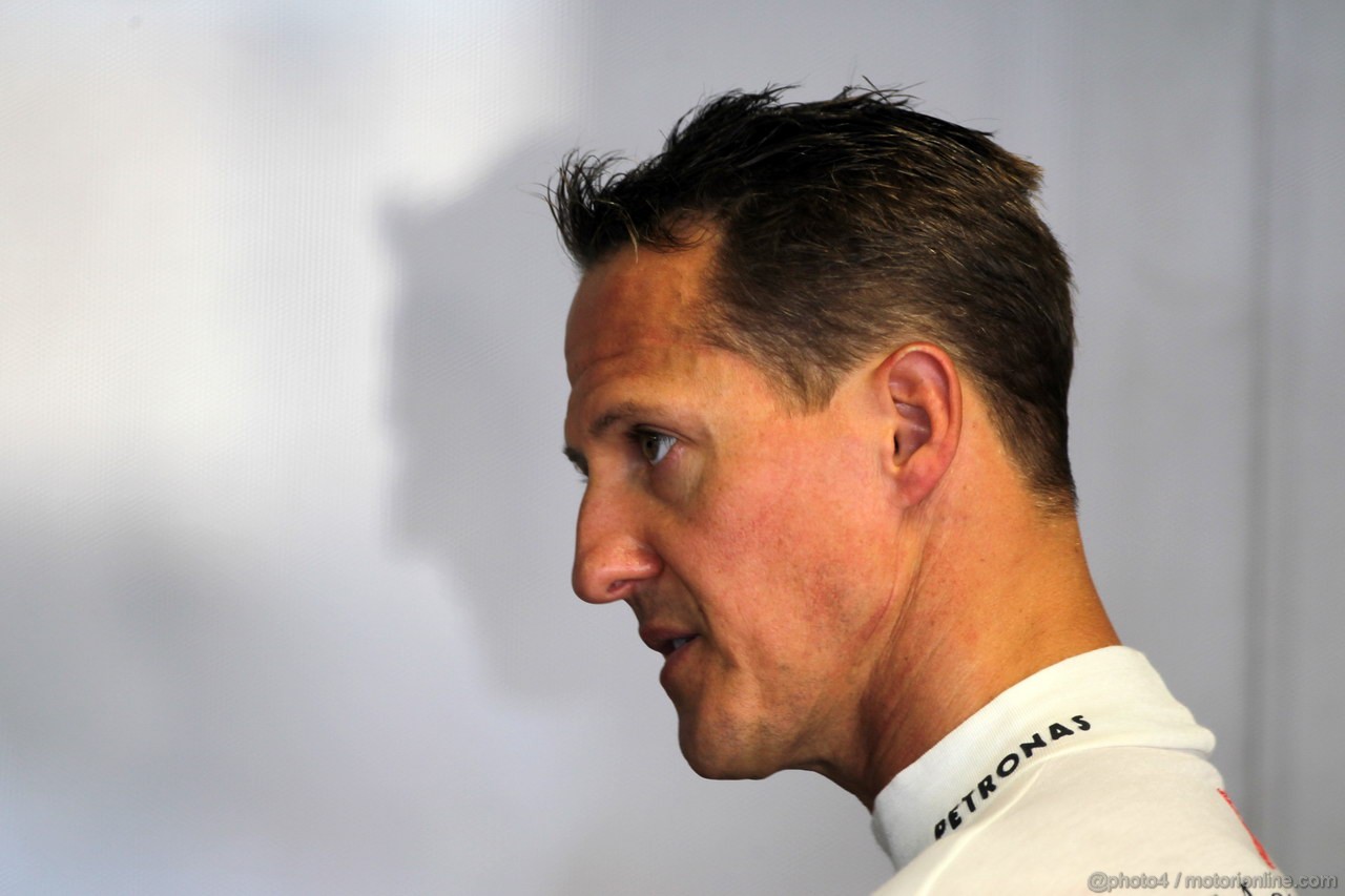 GP ITALIA, 07.09.2012- Prove Libere 1, Michael Schumacher (GER) Mercedes AMG F1 W03 