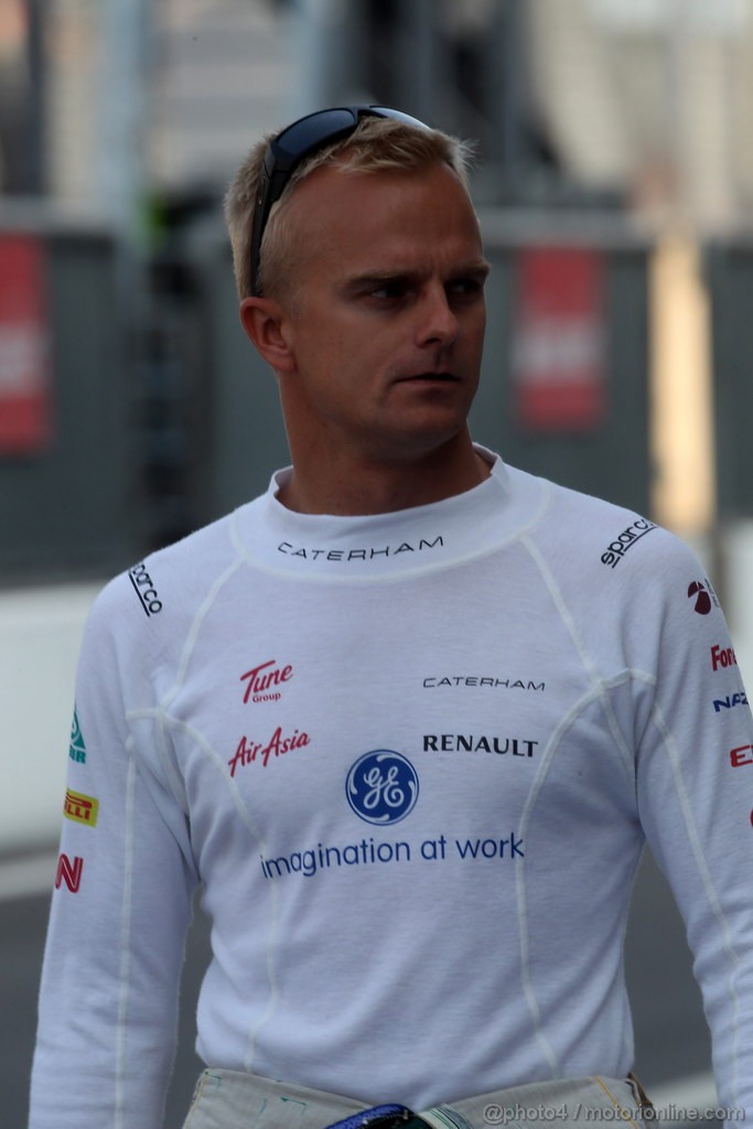 GP ITALIA, 07.09.2012- Prove Libere 1, Heikki Kovalainen (FIN) Caterham F1 Team CT01 