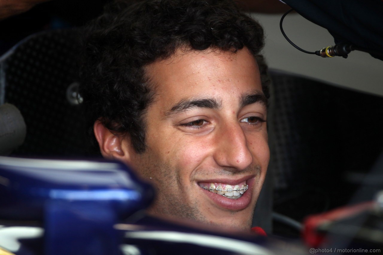 GP ITALIA, 07.09.2012- Prove Libere 1, Daniel Ricciardo (AUS) Scuderia Toro Rosso STR7 