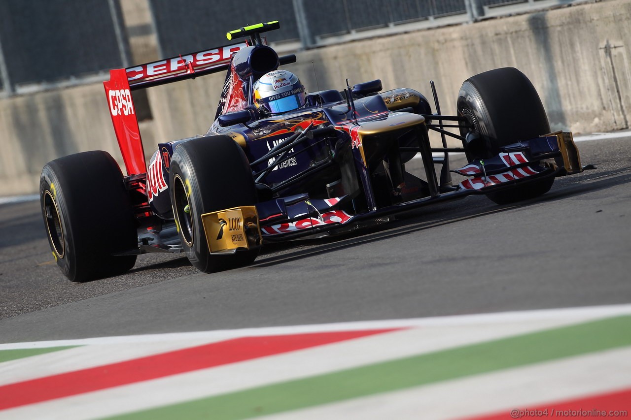 GP ITALIA, 07.09.2012- Prove Libere 1, Jean-Eric Vergne (FRA) Scuderia Toro Rosso STR7 