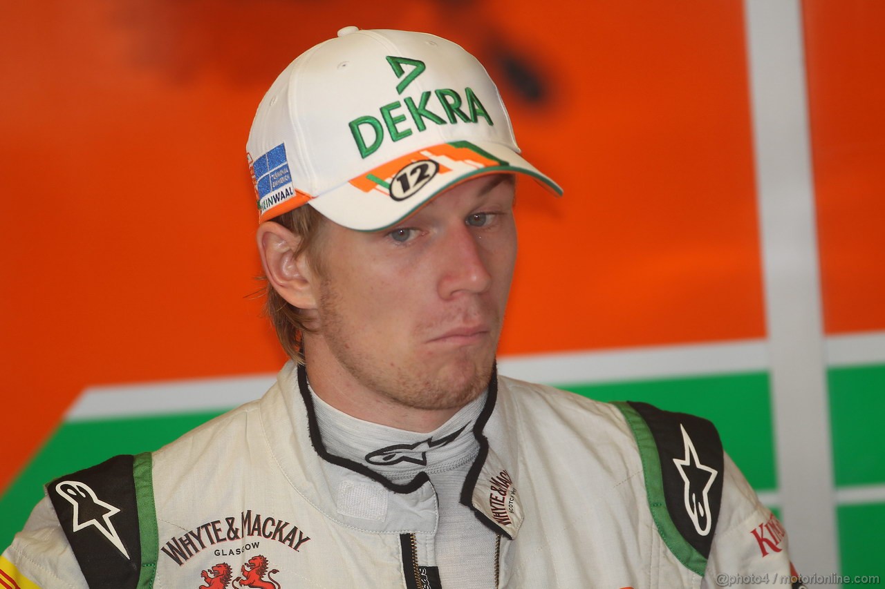 GP ITALIA, 07.09.2012- Prove Libere 1, Nico Hulkenberg (GER) Sahara Force India F1 Team VJM05 