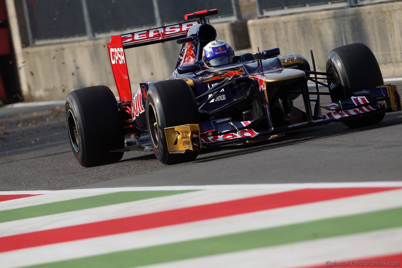 GP ITALIA, 07.09.2012- Prove Libere 1, Daniel Ricciardo (AUS) Scuderia Toro Rosso STR7 