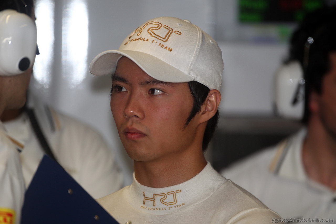 GP ITALIA, 07.09.2012- Prove Libere 1, Ma Qing Hua (CHI), Test Driver, HRT Formula 1 Team F112  