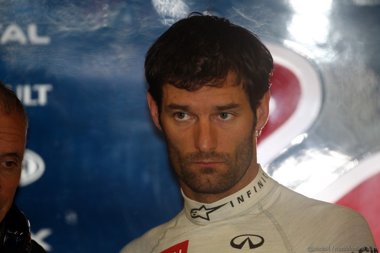 GP ITALIA, 07.09.2012- Prove Libere 1, Mark Webber (AUS) Red Bull Racing RB8 