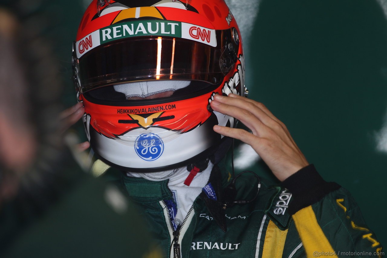 GP ITALIA, 07.09.2012- Prove Libere 1, Vitaly Petrov (RUS) Caterham F1 Team CT01 