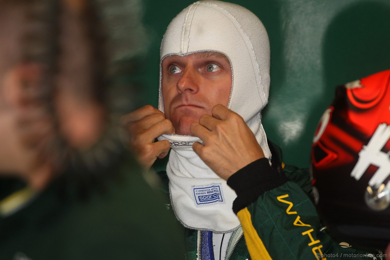 GP ITALIA, 07.09.2012- Prove Libere 1, Heikki Kovalainen (FIN) Caterham F1 Team CT01 