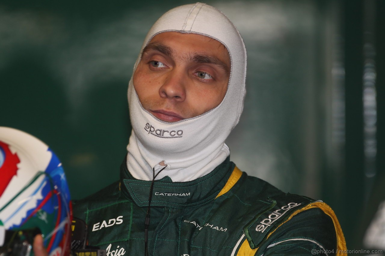 GP ITALIA, 07.09.2012- Prove Libere 1, Vitaly Petrov (RUS) Caterham F1 Team CT01 