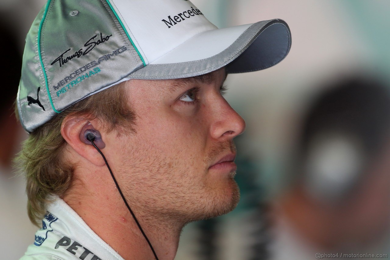 GP ITALIA, 07.09.2012- Prove Libere 1, Nico Rosberg (GER) Mercedes AMG F1 W03 