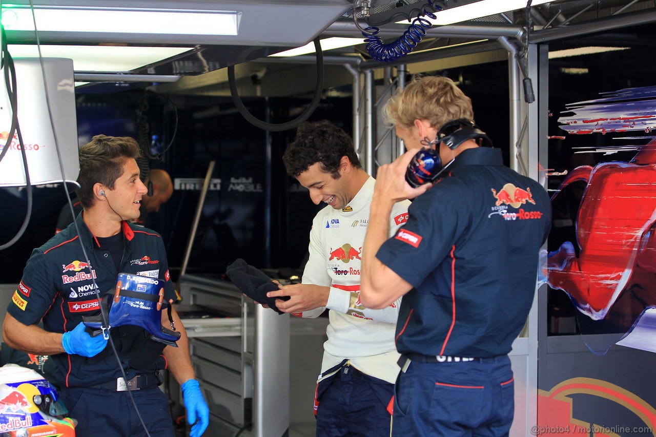 GP ITALIA, 07.09.2012- Prove Libere 1, Daniel Ricciardo (AUS) Scuderia Toro Rosso STR7