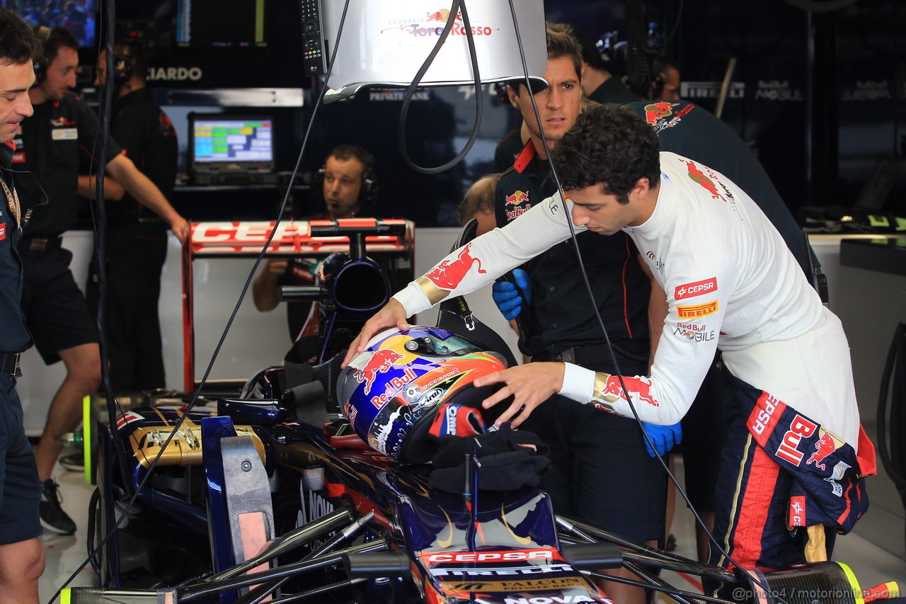 GP ITALIA, 07.09.2012- Prove Libere 1, Daniel Ricciardo (AUS) Scuderia Toro Rosso STR7