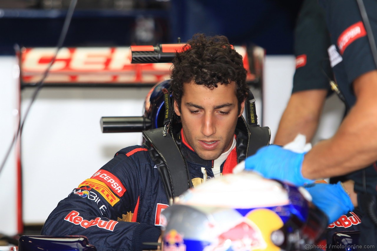 GP ITALIA, 07.09.2012- Prove Libere 1, Daniel Ricciardo (AUS) Scuderia Toro Rosso STR7 