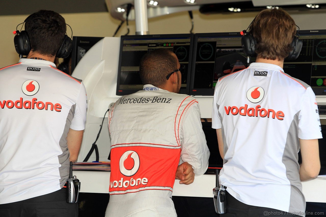 GP ITALIA, 07.09.2012- Prove Libere 1, Lewis Hamilton (GBR) McLaren Mercedes MP4-27 