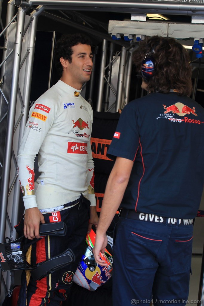 GP ITALIA, 07.09.2012- Prove Libere 1, Daniel Ricciardo (AUS) Scuderia Toro Rosso STR7