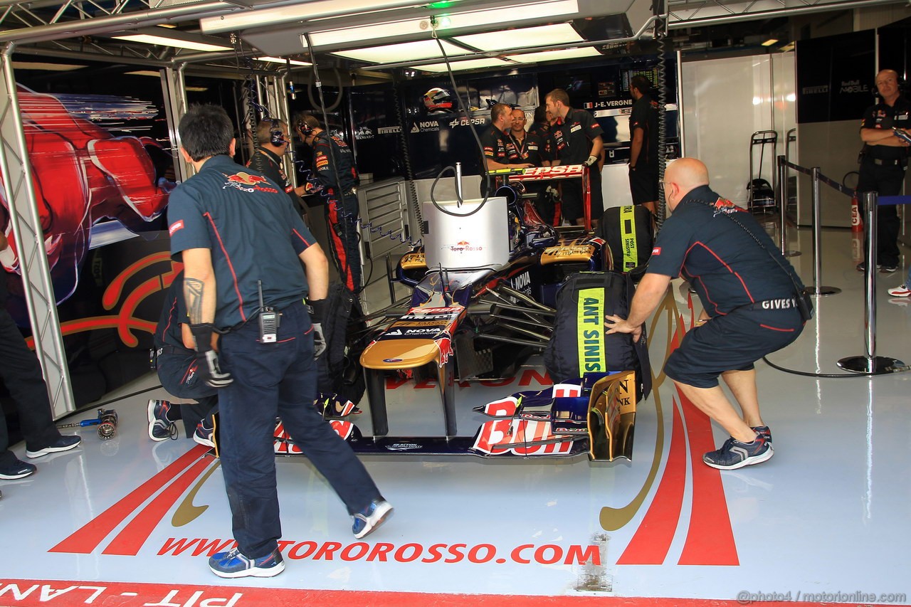 GP ITALIA, 07.09.2012- Prove Libere 1, Jean-Eric Vergne (FRA) Scuderia Toro Rosso STR7