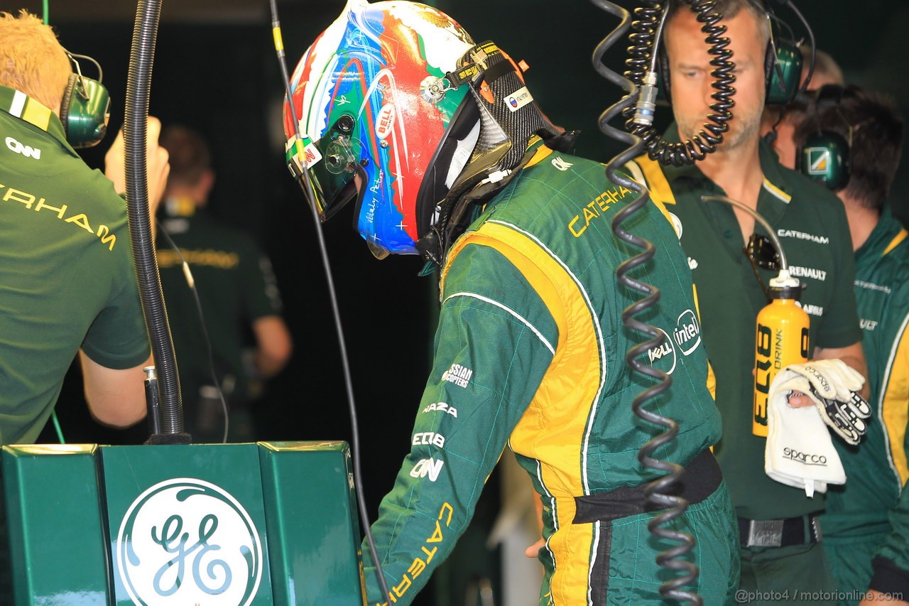 GP ITALIA, 07.09.2012- Prove Libere 1, Vitaly Petrov (RUS) Caterham F1 Team CT01 