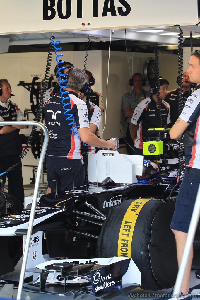 GP ITALIA, 07.09.2012- Prove Libere 1, Valtteri Bottas (FIN), Test Driver, Williams F1 Team 