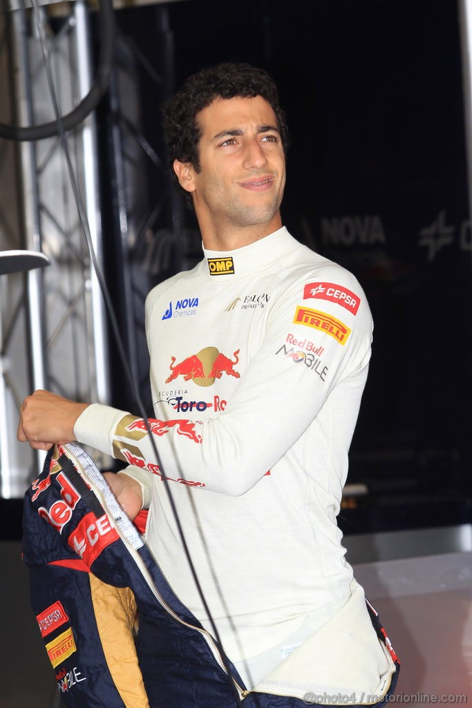 GP ITALIA, 07.09.2012- Prove Libere 1, Daniel Ricciardo (AUS) Scuderia Toro Rosso STR7 
