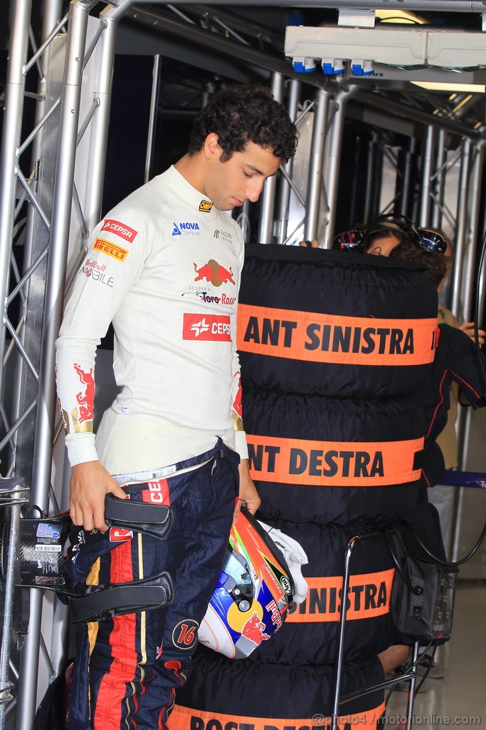 GP ITALIA, 07.09.2012- Prove Libere 1, Daniel Ricciardo (AUS) Scuderia Toro Rosso STR7 