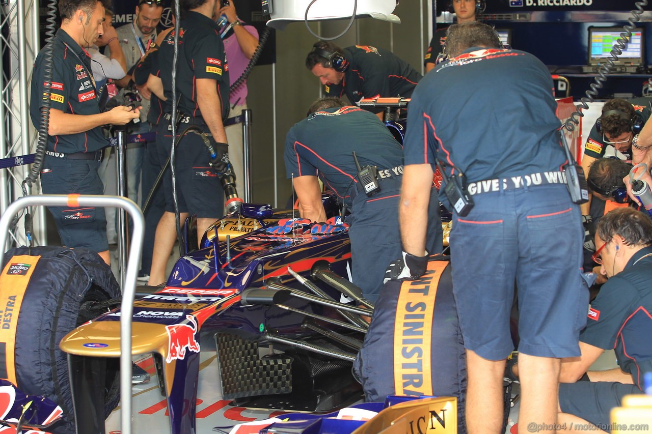 GP ITALIA, 07.09.2012- Prove Libere 1, Daniel Ricciardo (AUS) Scuderia Toro Rosso STR7 