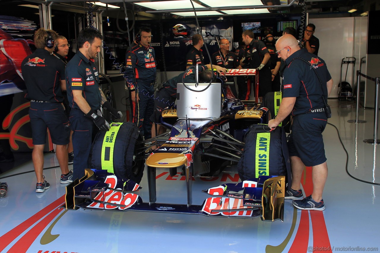 GP ITALIA, 07.09.2012- Prove Libere 1, Jean-Eric Vergne (FRA) Scuderia Toro Rosso STR7 