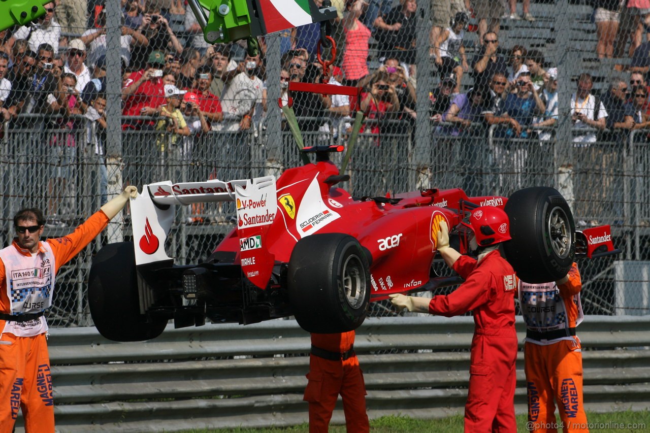 GP ITALIA, 07.09.2012- Prove Libere 1, Fernando Alonso (ESP) Ferrari F2012 