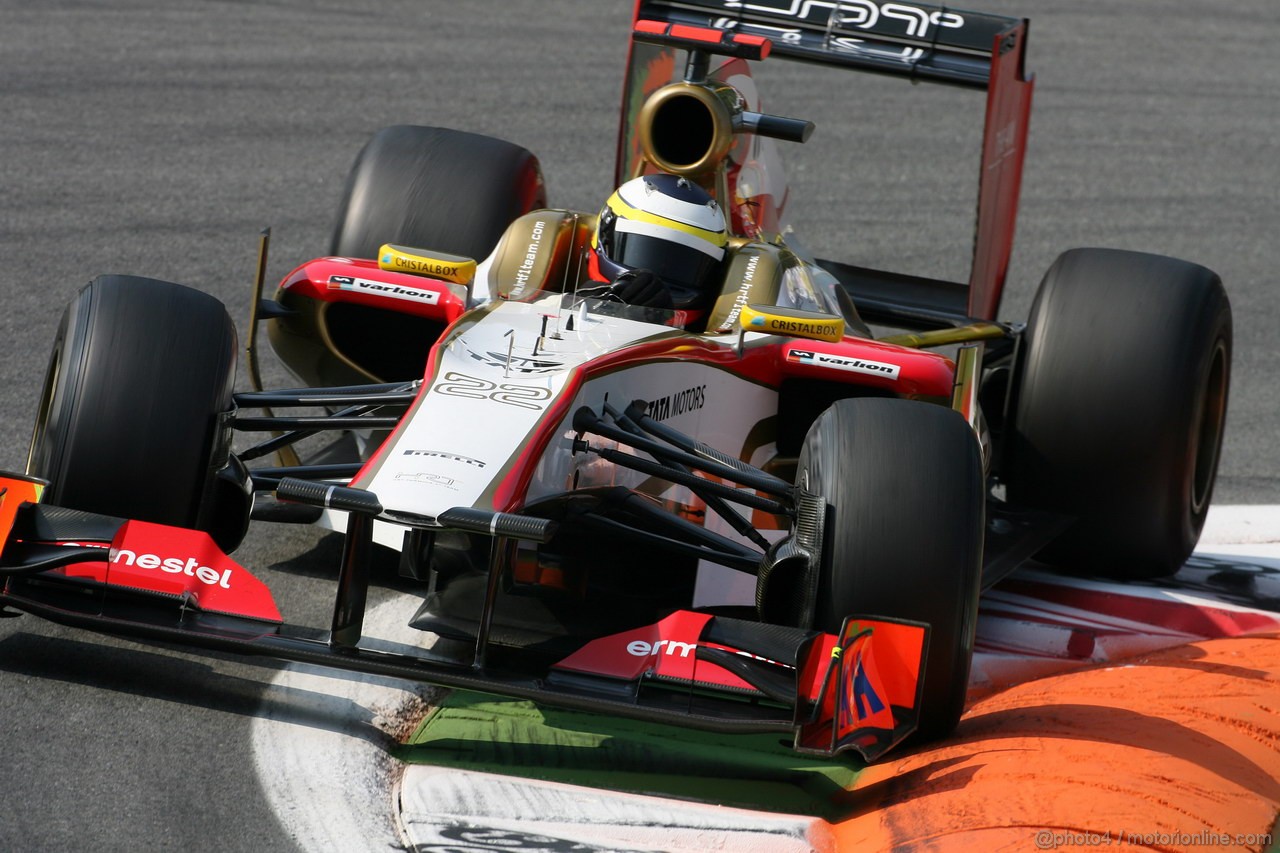 GP ITALIA, 07.09.2012- Prove Libere 1, Pedro de la Rosa (ESP) HRT Formula 1 Team F112 