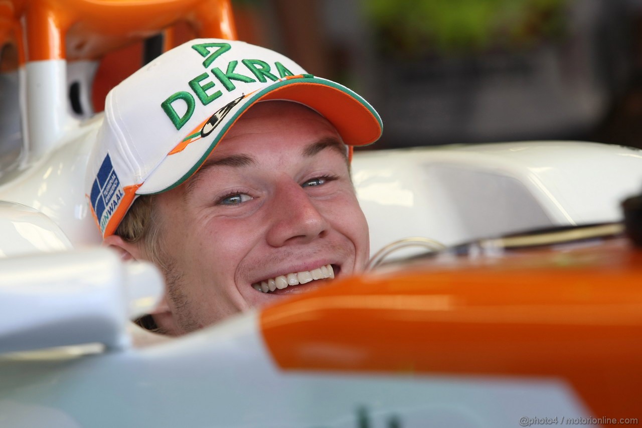 GP ITALIA, 07.09.2012- Prove Libere 1, Nico Hulkenberg (GER) Sahara Force India F1 Team VJM05 