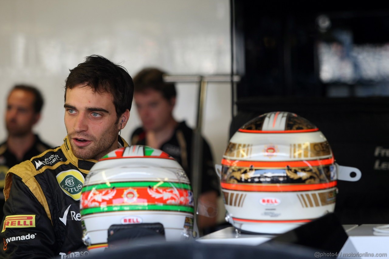 GP ITALIA, 07.09.2012- Prove Libere 1, Jerome D'Ambrosio (BEL), Lotus F1 Team E20 