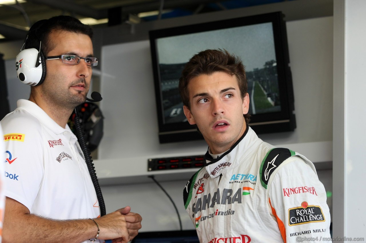 GP ITALIA, 07.09.2012- Prove Libere 1, Jules Bianchi (FRA), Test Driver, Sahara Force India Formula One Team VJM05 