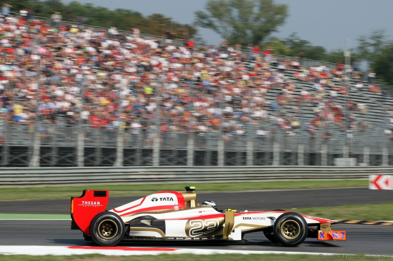 GP ITALIA, 07.09.2012- Prove Libere 1, Ma Qing Hua (CHI), Test Driver, HRT Formula 1 Team F112  