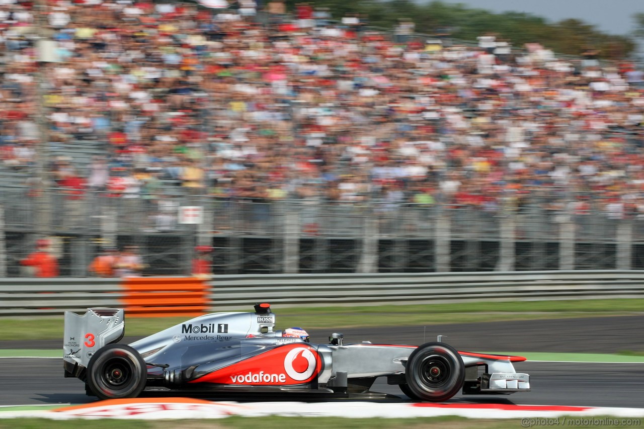 GP ITALIA, 07.09.2012- Prove Libere 1, Jenson Button (GBR) McLaren Mercedes MP4-27 