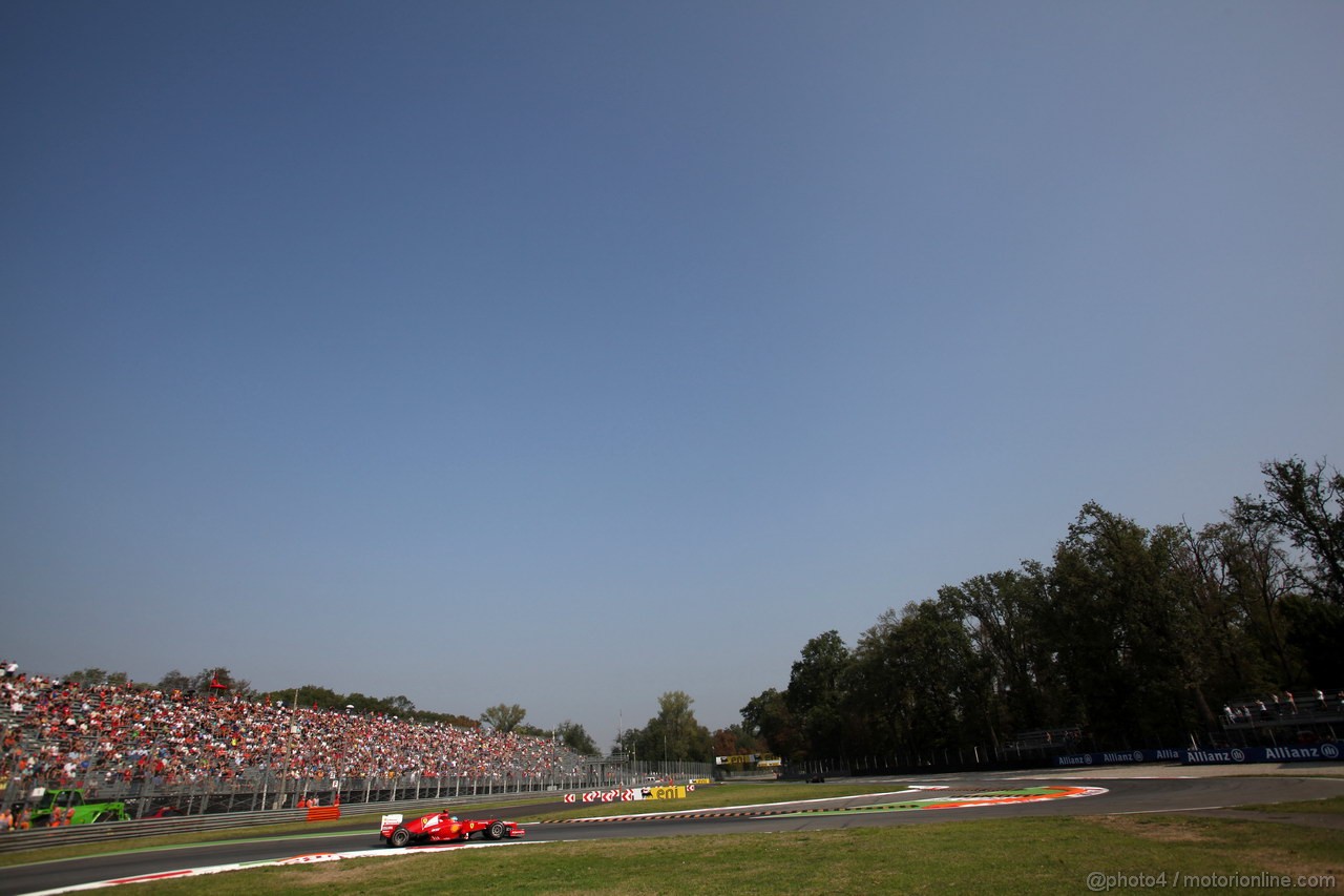 GP ITALIA, 07.09.2012- Prove Libere 1, Fernando Alonso (ESP) Ferrari F2012 