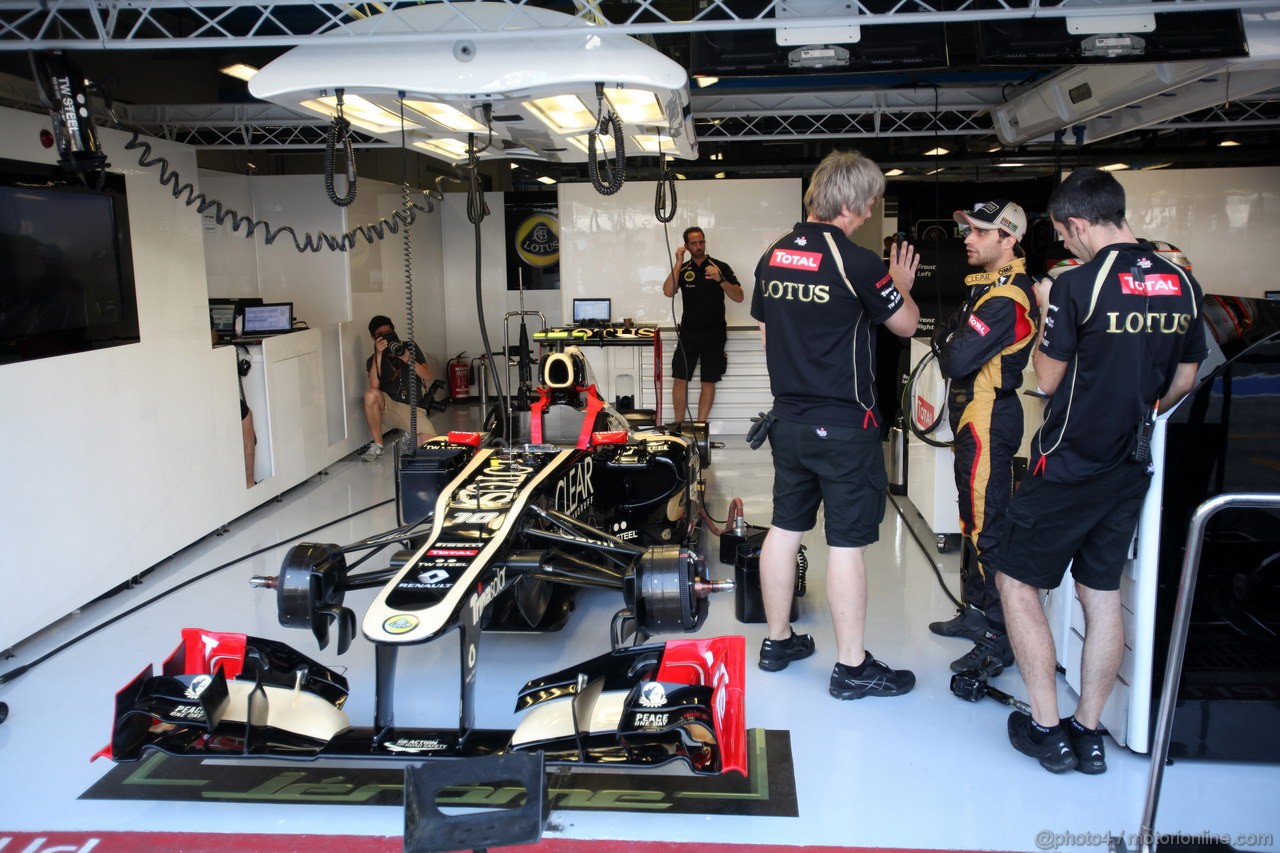 GP ITALIA, 07.09.2012- Prove Libere 1, Jerome D'Ambrosio (BEL), Lotus F1 Team E20 