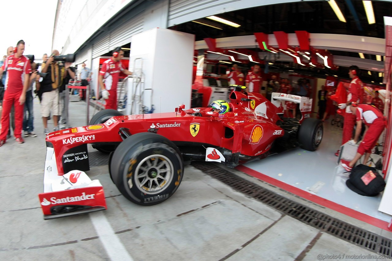 GP ITALIA, 07.09.2012- Prove Libere 1, Fernando Alonso (ESP) Ferrari F2012 