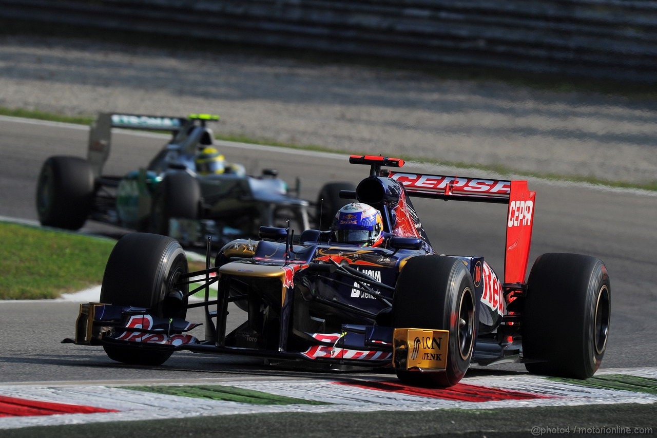 GP ITALIA, 07.09.2012- Prove Libere 1, Daniel Ricciardo (AUS) Scuderia Toro Rosso STR7 