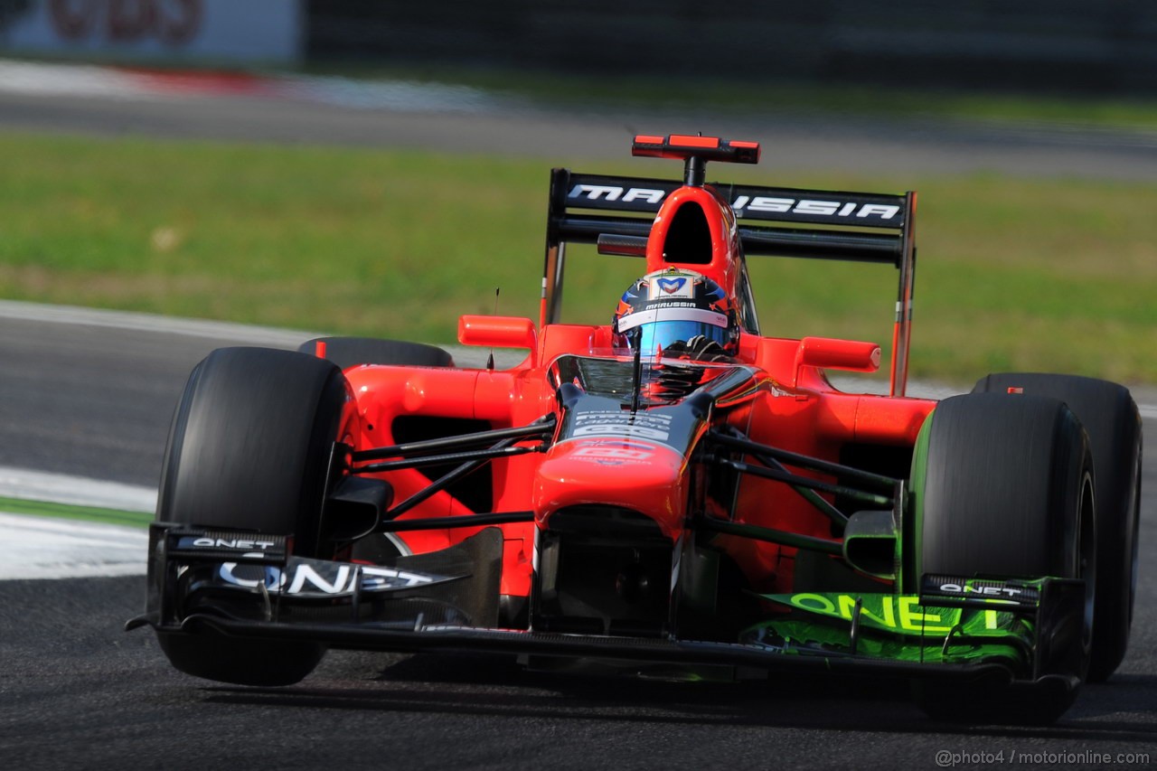 GP ITALIA, 07.09.2012- Prove Libere 1, Timo Glock (GER) Marussia F1 Team MR01 