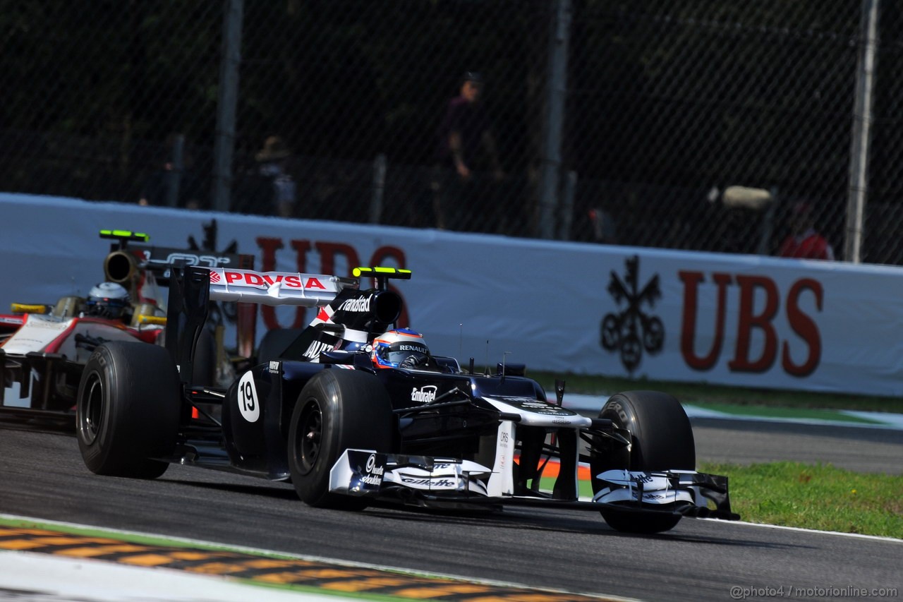 GP ITALIA, 07.09.2012- Prove Libere 1, Valtteri Bottas (FIN), Test Driver, Williams F1 Team 