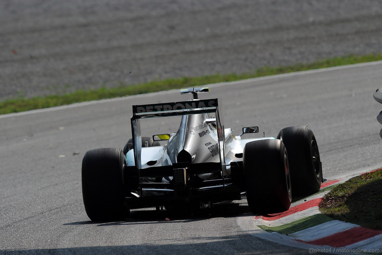 GP ITALIA, 07.09.2012- Prove Libere 1, Nico Rosberg (GER) Mercedes AMG F1 W03 