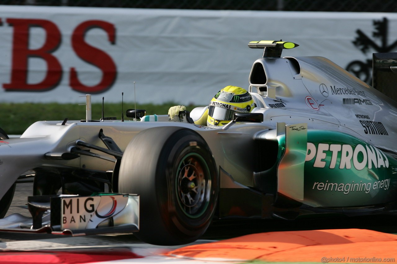 GP ITALIA, 07.09.2012- Prove Libere 1, Nico Rosberg (GER) Mercedes AMG F1 W03 