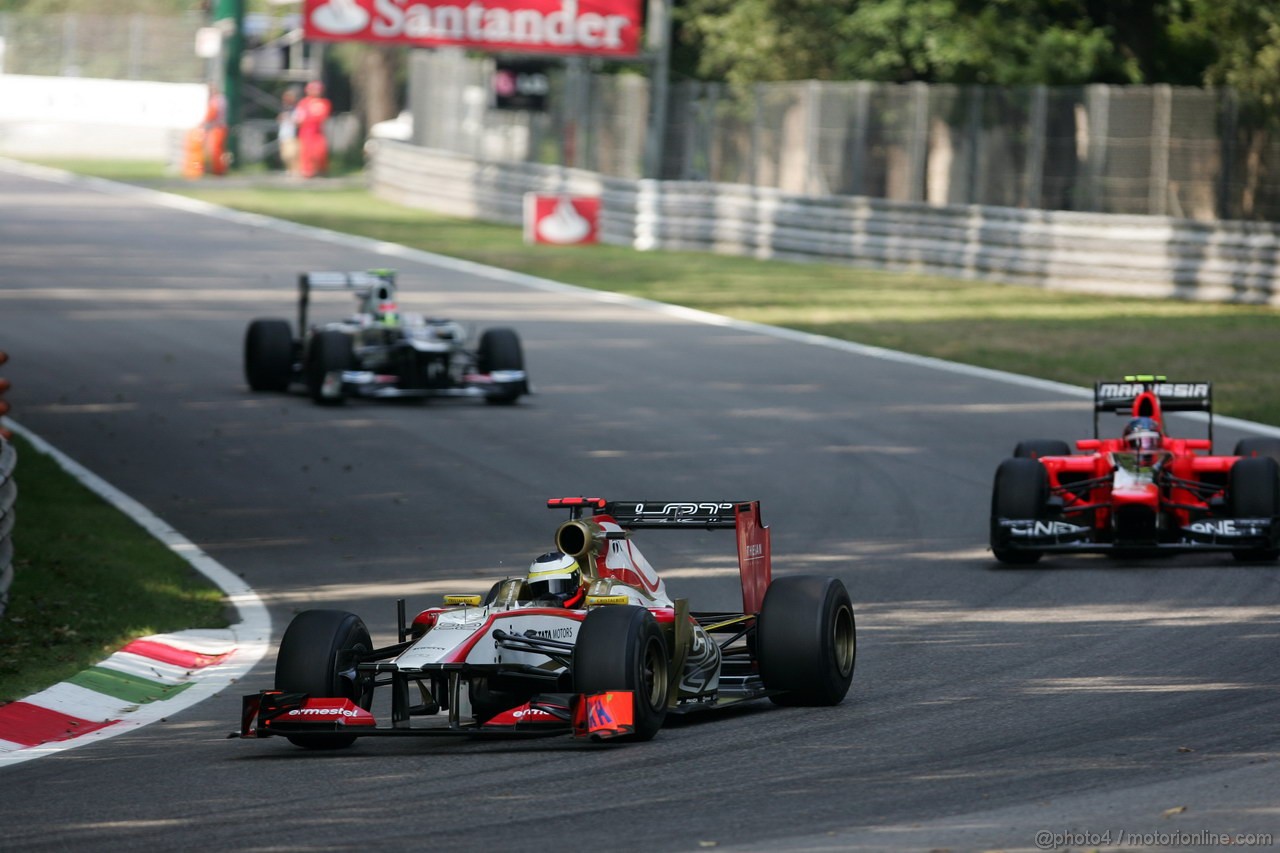 GP ITALIA, 07.09.2012- Prove Libere 1,Pedro de la Rosa (ESP) HRT Formula 1 Team F112 