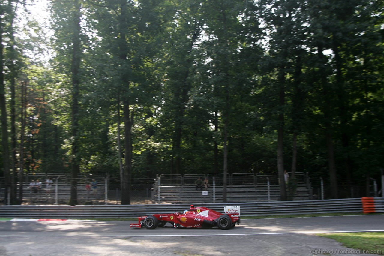 GP ITALIA, 07.09.2012- Prove Libere 1, Fernando Alonso (ESP) Ferrari F2012 