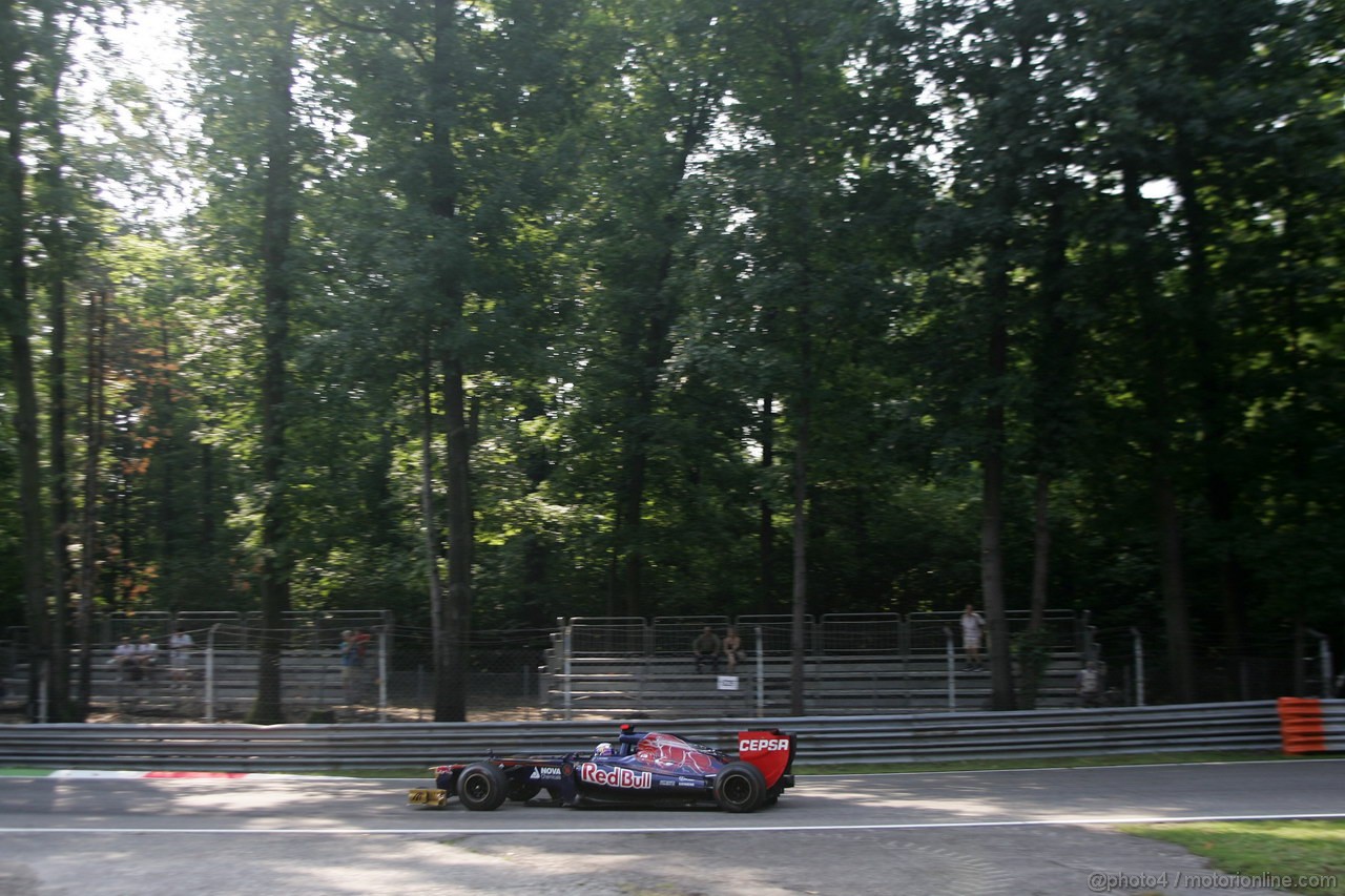 GP ITALIA, 07.09.2012- Prove Libere 1, Jean-Eric Vergne (FRA) Scuderia Toro Rosso STR7 