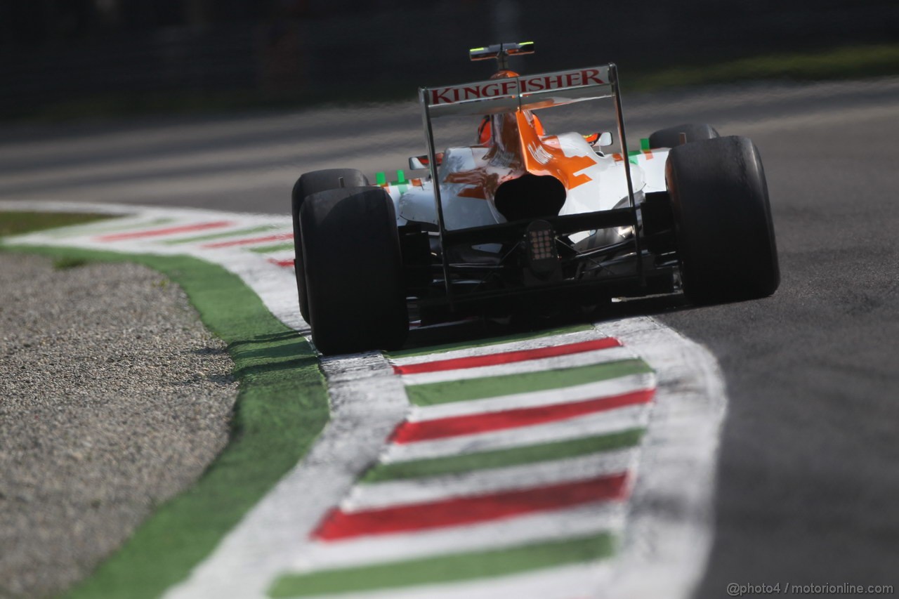 GP ITALIA, 07.09.2012- Prove Libere 1, Nico Hulkenberg (GER) Sahara Force India F1 Team VJM05 