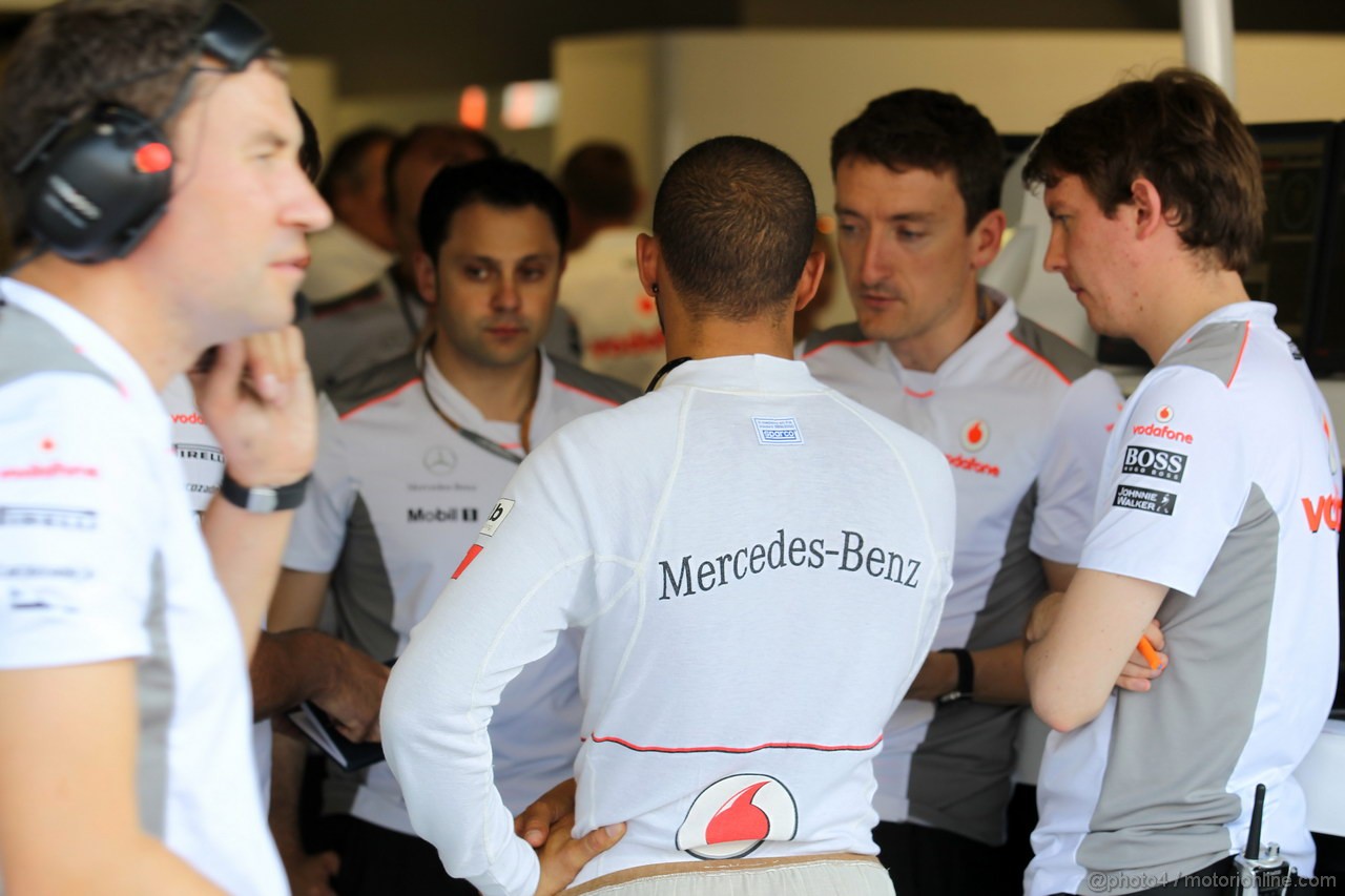 GP ITALIA, 07.09.2012- Prove Libere 1, Lewis Hamilton (GBR) McLaren Mercedes MP4-27 