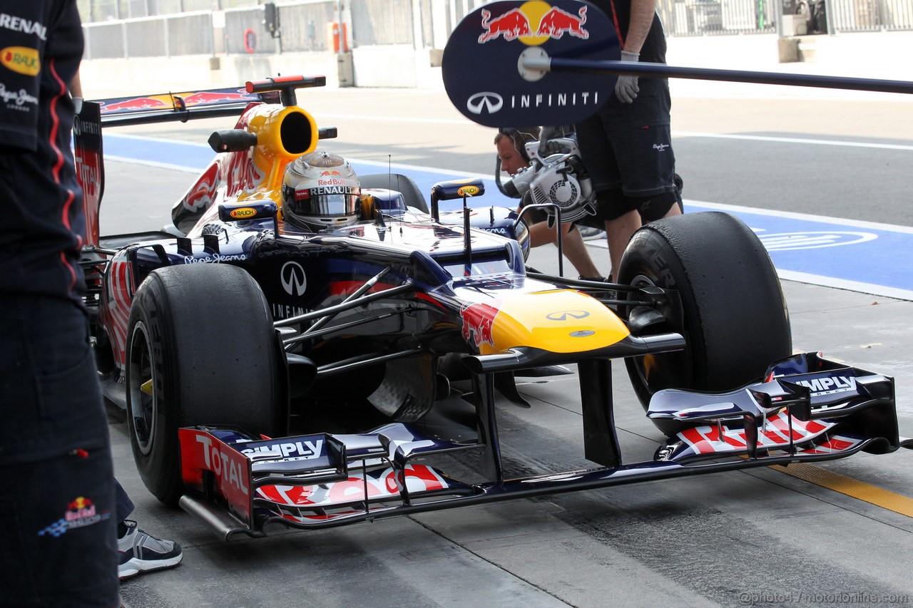 GP ITALIA, 07.09.2012- Prove Libere 1, Sebastian Vettel (GER) Red Bull Racing RB8 