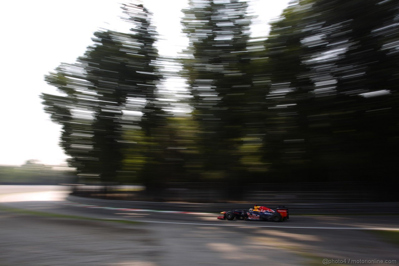 GP ITALIA, 07.09.2012- Prove Libere 1, Sebastian Vettel (GER) Red Bull Racing RB8 